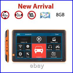 9'' Car SUV GPS Navigation Portable Truck Navigator 8GB 256MB Lifetime Free MAP