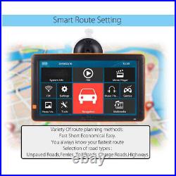 9'' HD Car GPS Navigation Portable Truck Navigator 8GB 256MB Lifetime Free MAP