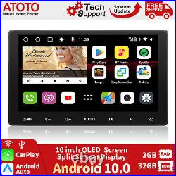 ATOTO S8 Premium 10in Double-DIN Car Stereo with Wireless CarPlay & Android Auto