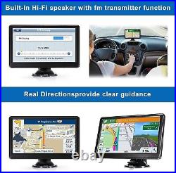 Car Truck GPS Navigation 7 Inch Touch Screen 2023 Maps Spoken Direction NEW