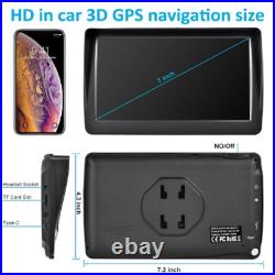 Car Truck GPS Navigation 7 Inch Touch Screen 2024 (256M-16GB) Spoken Direction