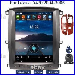 For Lexus LX470 2004-2006 12.1 Car GPS Radio Automotive Navigation System 2+32G