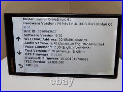Garmin Bundle DriveSmart 61 North America LMT-S GPS 6.95 Screen Fully Updated