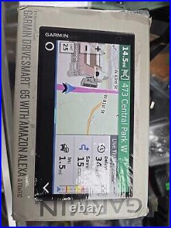 Garmin DriveSmart 65 with Amazon Alexa, Built-In Voice-Controlled GPS Navigator
