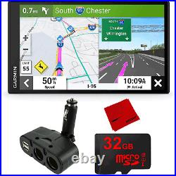 Garmin DriveSmart 66 6 Car GPS Navigator 010-02469-00 Bundle + USB Car Charger