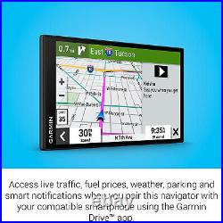 Garmin DriveSmart 66 GPS Navigator 6 High-Res Touchscreen Traffic & Map Updates