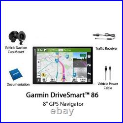 Garmin DriveSmart 86 8 Inch Road GPS Navigator With Traffic Alerts