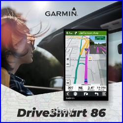 Garmin DriveSmart 86 8-inch Car GPS Navigator with Bright Crisp High-Res Maps