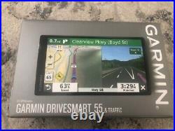 Garmin Drivesmart 55 and Traffic. Box opened, plugged in, works great, mint