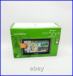 Garmin Nuvi 55 LM Car GPS Navigation 5 with Lifetime Map Updates New Open Box