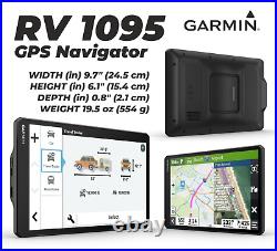 Garmin RV 1095 GPS Navigator Large Easy-to-Read 10in Display