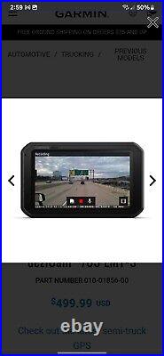 Garmin RV 785 & Traffic, Advanced GPS Navigator for RVs +Built-in Dash Cam