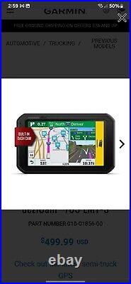 Garmin RV 785 & Traffic, Advanced GPS Navigator for RVs +Built-in Dash Cam