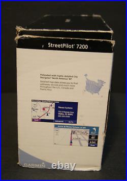 Garmin StreetPilot 7200 Large Format Navigator Complete Package with Box WORKS