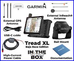 Garmin Tread XL GPS Navigator Baja Race Edition 10in Off-road with Power Pack