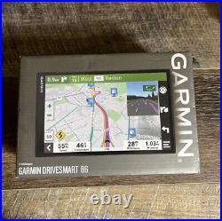 NEW! Garmin DRIVESMART 86 8 GPS Navigator Black Free Maps