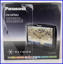 New Panasonic Strada GPS Model CN-GP50U Portable Navigation Unit