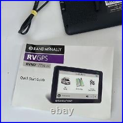 Rand McNally RV GPS RVND 7730 LM Only Missing Cord Tested