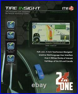 Tire Insight Full Color 5 GPS Navigation System Touch Screen WHOLESALE LOTS